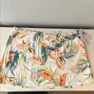 Jantzen Multicolor Tropical Print Swim Coverup Skirt
